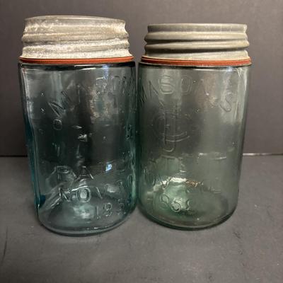 LOT 106: Antique/Vintage Canning Jars