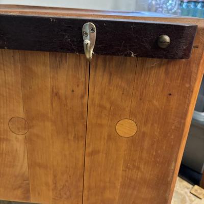 LOT 108: Butcher Block Table & Cutting Board