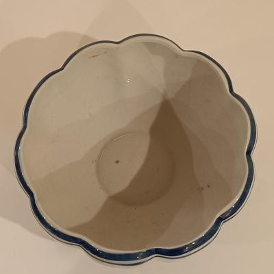 LOT 114: Vintage Chinese Republic Period-Style Enameled Pheonix Bowl, AAA Imports Hand Painted Floral Bowl & Mikasa-Style Floral Bowl