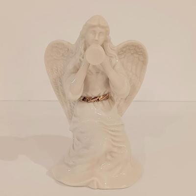 LOT 124: Fukagawa Arita Handpainted Vase, Lenox Serving Dish, Lenox Angel & Crystal Vase