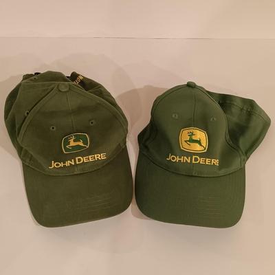 LOT 125: John Deere Tractor Hats, Books & Vintage Calendar