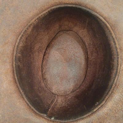 LOT 127: Savile Row Size Medium Leather Jacket & Leather Cowboy Hat