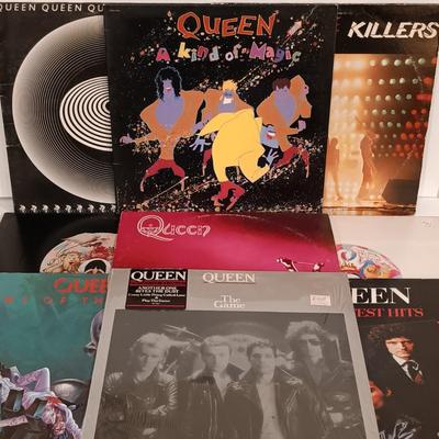 LOT 129: Vintage Queen Records