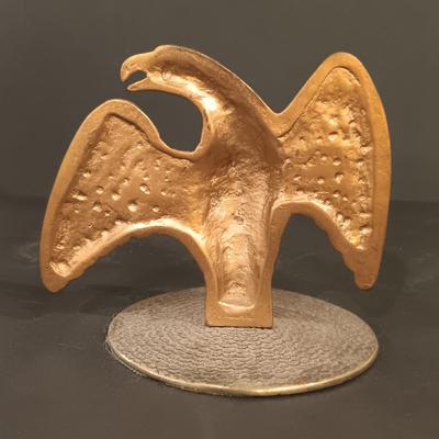 LOT 131: Brass Eagle Bookends Made in England