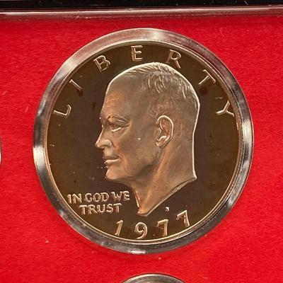 LOT 137: Coin Collection - 1965 Set, Bicentennial Silver Proof Kennedy Half Dollar / Quarter, 1972 Treasury Set, 1975 Proof Set, 1977...