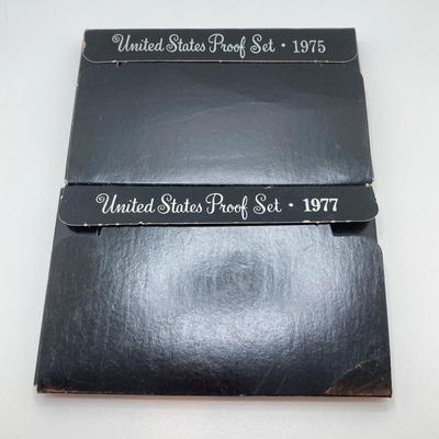 LOT 137: Coin Collection - 1965 Set, Bicentennial Silver Proof Kennedy Half Dollar / Quarter, 1972 Treasury Set, 1975 Proof Set, 1977...