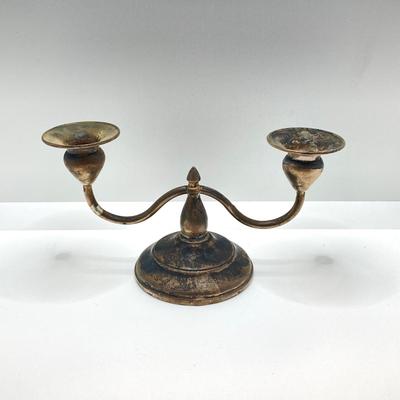 LOT 146: Weighted and Reinforced Sterling Candlestick Holders - Gorham and More