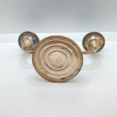 LOT 146: Weighted and Reinforced Sterling Candlestick Holders - Gorham and More