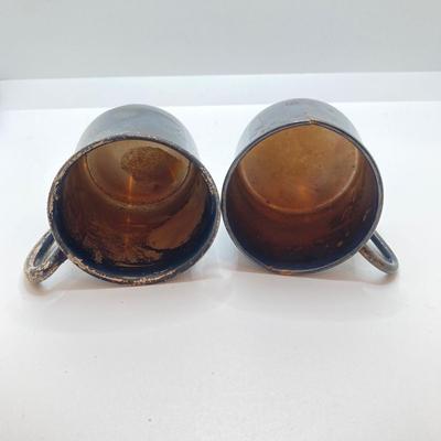 LOT 147: Collection of Vintage Sterling and More - Personalized Cup, Spoon and Salt and Pepper Shakers (2 Sets) - 87.9 gtw