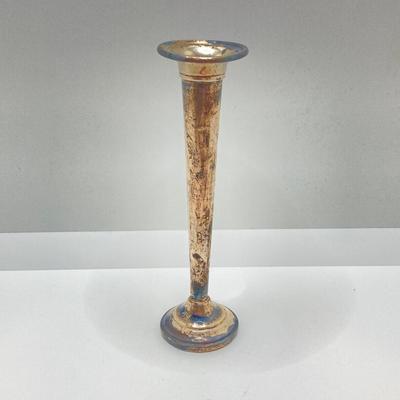 LOT 148: Weighted Sterling Acme Pedestal Bowl and Lunt's Candlestick Holder