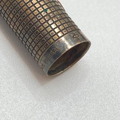 LOT 149: Vintage Parker Sterling and Gold Filled Fountain Pen with 14KT Gold Nib Tip