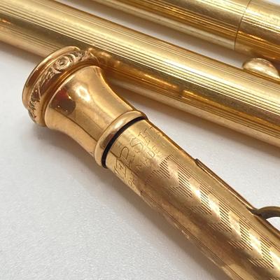 LOT 150: Collection of Vintage Writing Utensils, Keys and More - Cross, Parker and Wahl Eversharp Gold Plated Included