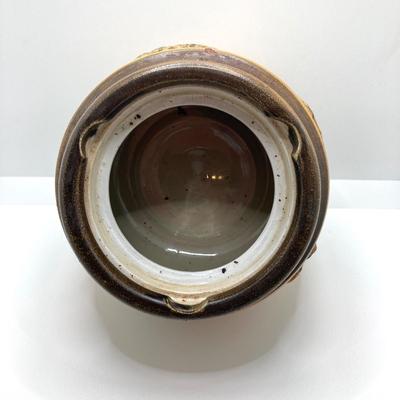 LOT 151: Vintage Bourne Denby Made in England Stoneware Tobacco Jar with Locking Lid