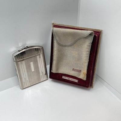 LOT 152: Vintage Cigarette Holder and Lighters - Ronson, Lord Chesterfield and More