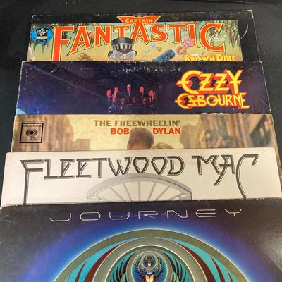 LOT 153: Awesome Album / Vinyl Collection - Bob Dylan, Elton John, Fleetwood Mac, Journey,, Led Zeppelin, Madonna, Michael Jackson, Ozzy...