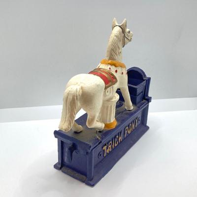 LOT 156: Heritage Mint Ltd Cast Iron Trick Pony Bank