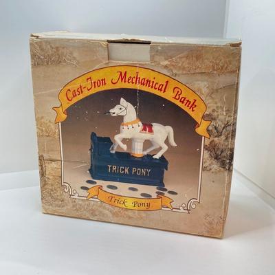 LOT 156: Heritage Mint Ltd Cast Iron Trick Pony Bank