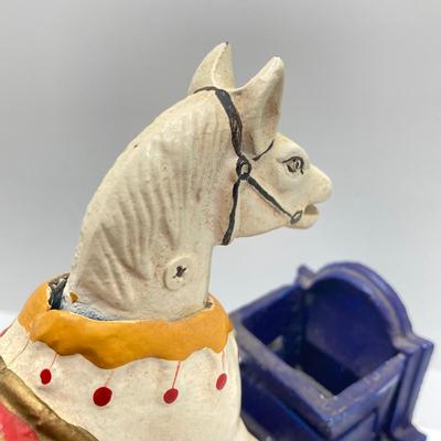 LOT 156: Heritage Mint Ltd Cast Iron Trick Pony Bank