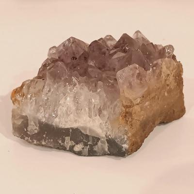 LOT 158: Polished Agate Geode, Polished Thunder Egg, Fern Fossil & More