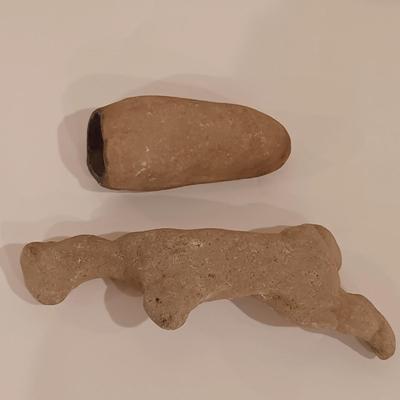 LOT 159: Crinoid Fossil, Large Concretion, Petrified Wood Slab, Polished Agate & More