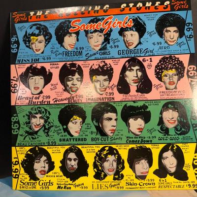 WhiteTLOT 162: Collection of Vintage Vinyl Albums Including Titles by the Rolling Stone, The Who, Yes, Traffic, CCR, Tom Petty, White...