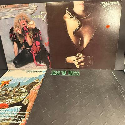 WhiteTLOT 162: Collection of Vintage Vinyl Albums Including Titles by the Rolling Stone, The Who, Yes, Traffic, CCR, Tom Petty, White...
