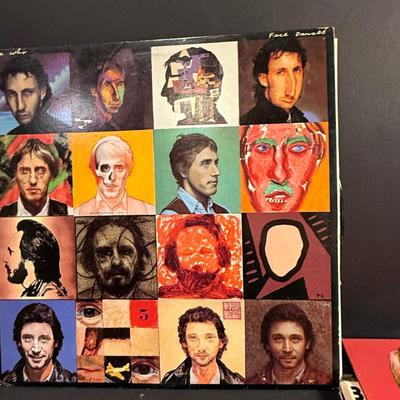 WhiteTLOT 162: Collection of Vintage Vinyl Albums Including Titles by the Rolling Stone, The Who, Yes, Traffic, CCR, Tom Petty, White...