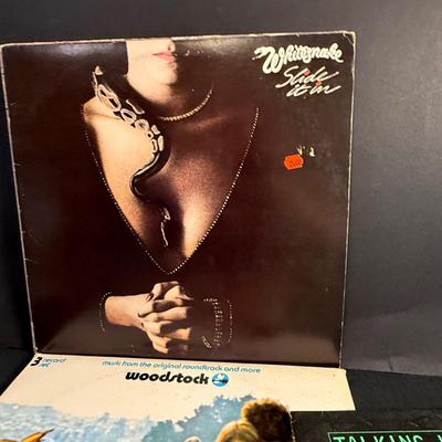 WhiteTLOT 162: Collection of Vintage Vinyl Albums Including Titles by the Rolling Stone, The Who, Yes, Traffic, CCR, Tom Petty, White...