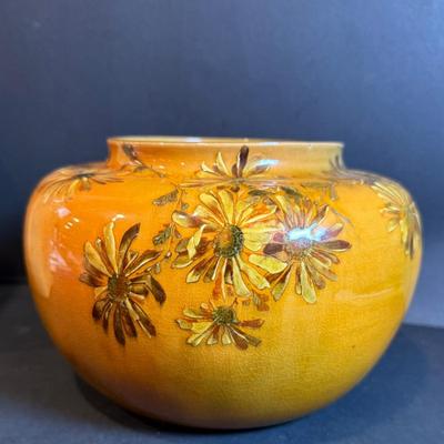 LOT 167: Vintage Ceramic Vase by Hyalyn and Vintage/Antique Ceramic Bowl