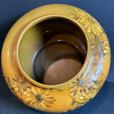 LOT 167: Vintage Ceramic Vase by Hyalyn and Vintage/Antique Ceramic Bowl