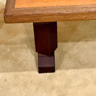 LOT 186: Farmhouse Style Wooden Coffee Table