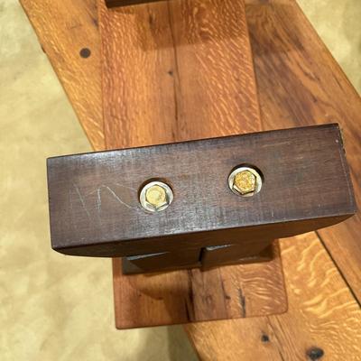 LOT 186: Farmhouse Style Wooden Coffee Table