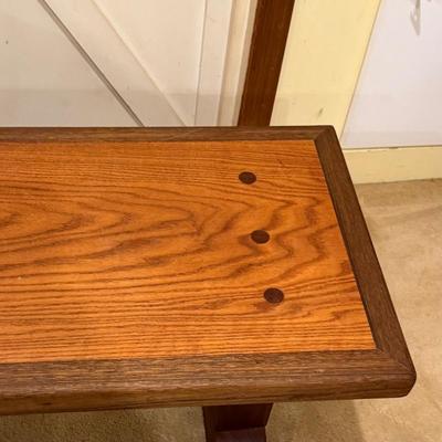 LOT 186: Farmhouse Style Wooden Coffee Table