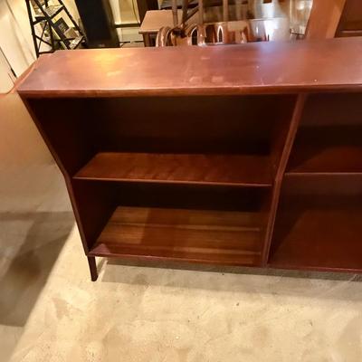 LOT 189: MCM Kipp Stewart Style Wooden Book Shelf