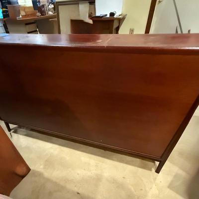 LOT 189: MCM Kipp Stewart Style Wooden Book Shelf