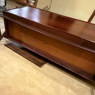 LOT 189: MCM Kipp Stewart Style Wooden Book Shelf