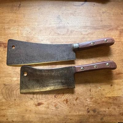 LOT 194: Vintage Butchers Tools