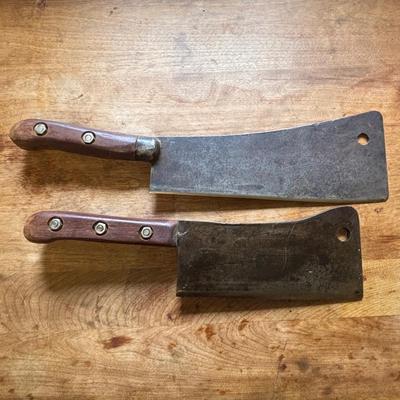 LOT 194: Vintage Butchers Tools