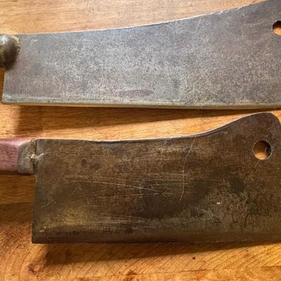 LOT 194: Vintage Butchers Tools