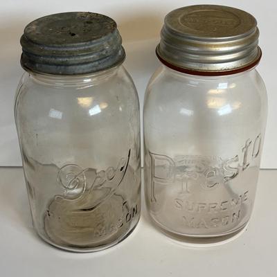 LOT 199: Antique/Vintage Canning Jars