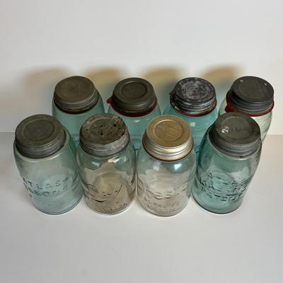 LOT 199: Antique/Vintage Canning Jars