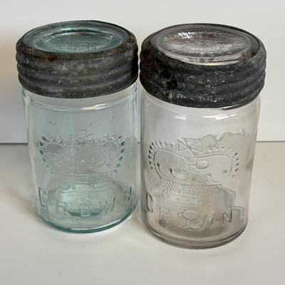 LOT 200: Antique/Vintage Canning Jars