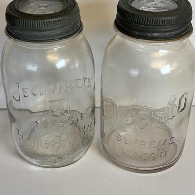 LOT 200: Antique/Vintage Canning Jars