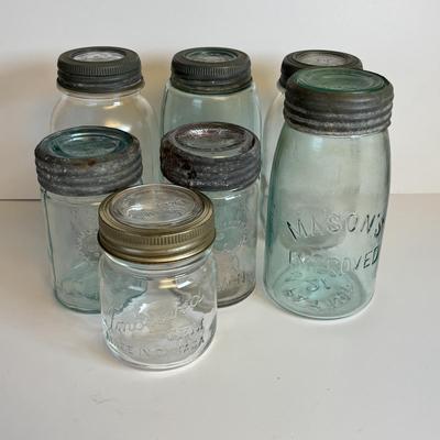 LOT 200: Antique/Vintage Canning Jars