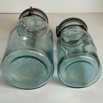LOT 201: Antique/Vintage Canning Jars