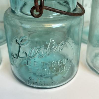 LOT 201: Antique/Vintage Canning Jars