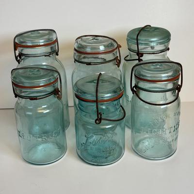 LOT 201: Antique/Vintage Canning Jars