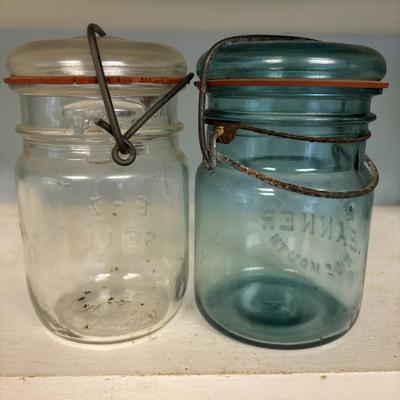 LOT 202: Antique/Vintage Canning Jars