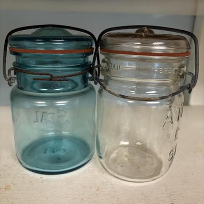 LOT 202: Antique/Vintage Canning Jars