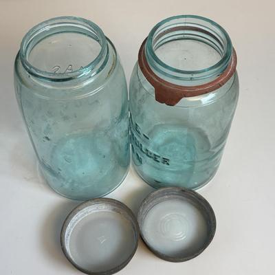 LOT 203: Antique/Vintage Canning Jars